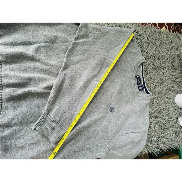 Chaps Ralph Lauren 631K00 Mens Size XL 100% Cotton Winter Grey Crewneck Sweater - Picture 15 of 15